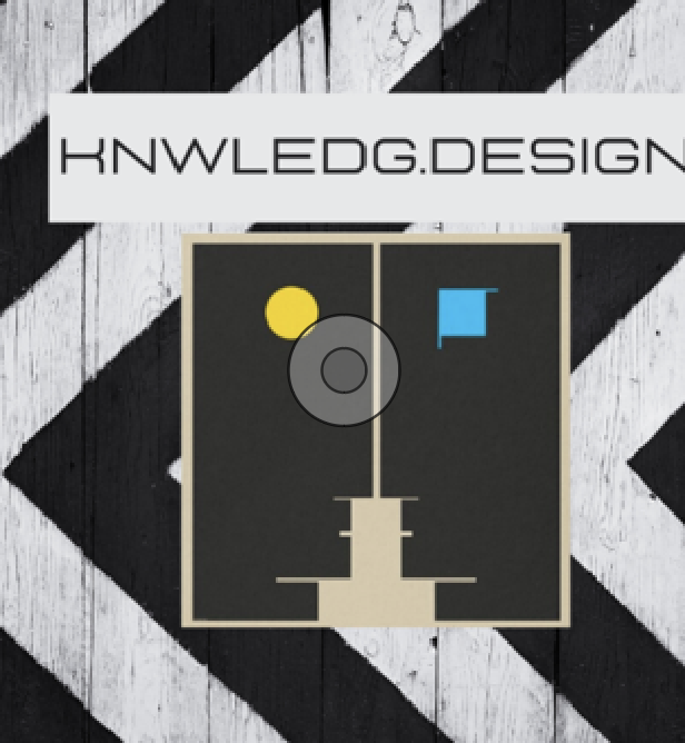 Logo diseñado para la cuenta de Instagram a partir del cartel de la Bauhaus