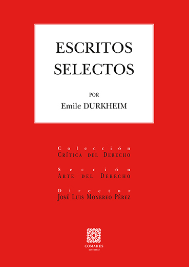 ESCRITOS SELECTOS POR EMILE DURKHEIM