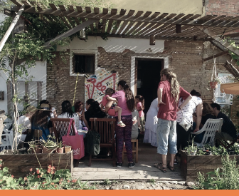 Ilustración 1: Reunión vecinal (elaboración propia)