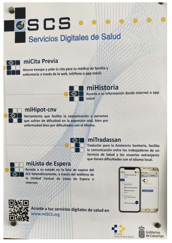 Servicios Digitales del SCS.