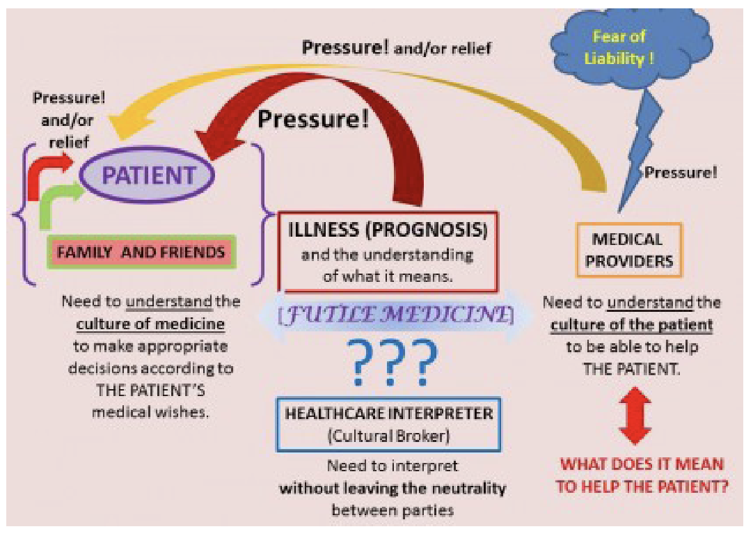 La presión y las necesidades de los actores en la interpretación médica