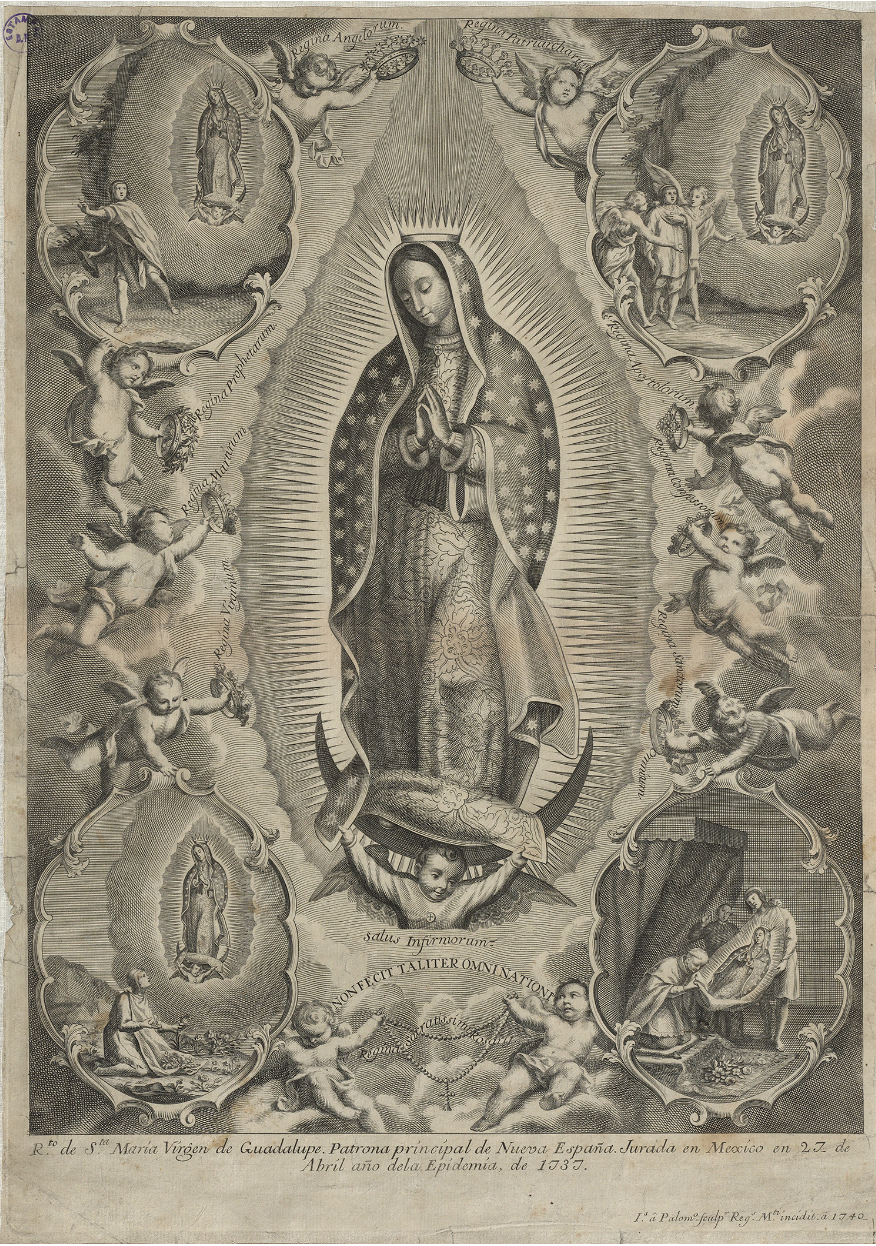 Juan Correa (1716): Virgen de Guadalupe. Óleo sobre lienzo. Monasterio de las Descalzas Reales. © Patrimonio Nacional.