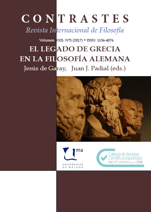 					View Vol. 22 No. 3 (2017): El legado de Grecia en la filosofía alemana
				