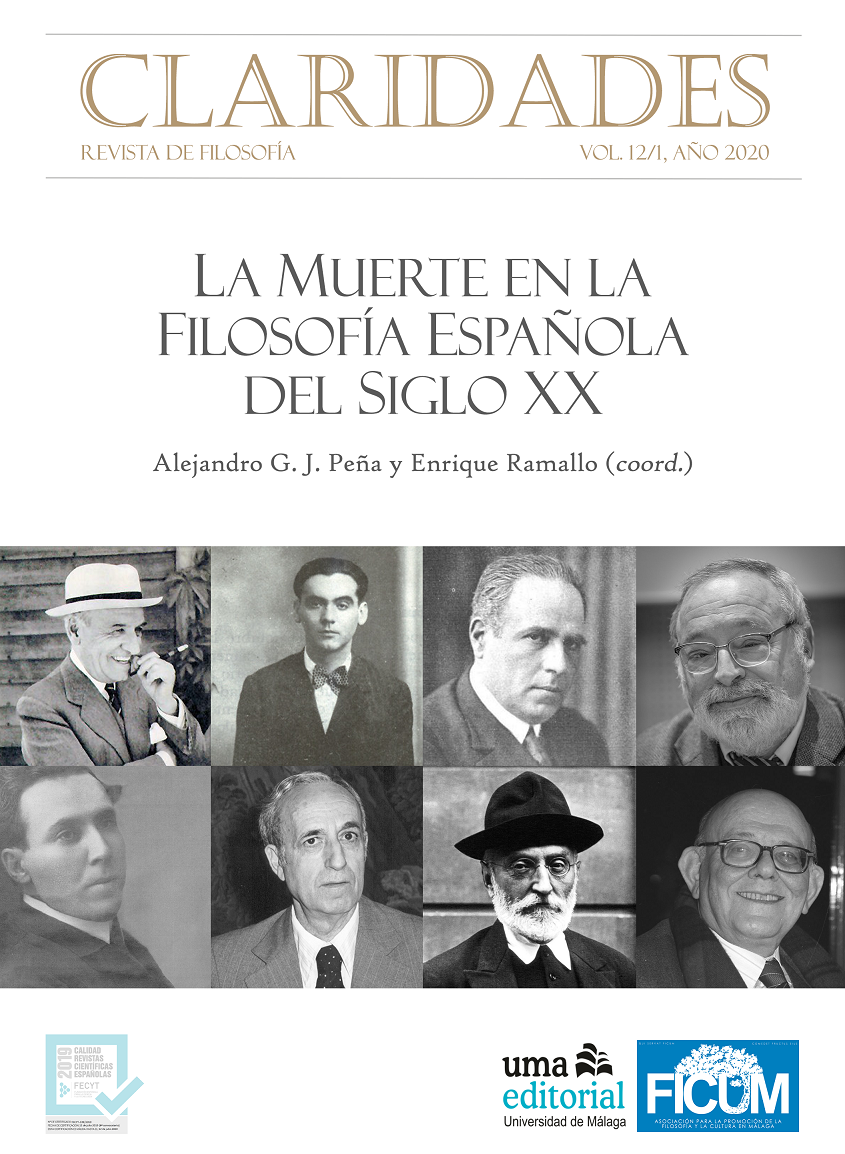 					Ver Vol. 12 Núm. 1 (2020): La muerte en la filosofía española del siglo XX
				