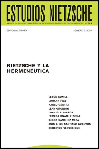 					Ver Núm. 9 (2009): Nietzsche y la Hermenéutica
				