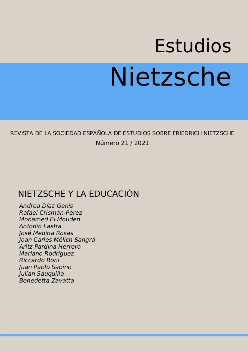 					Ver Núm. 21 (2021): Nietzsche y la educación
				